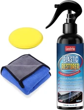 Black Trim & Plastic Restorer for Cars (4.4oz/130ml) | Restores Faded Bumpers, R