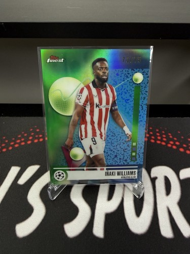 2025-26 Topps Finest UEFA Inaki Williams Green Refractor /75 #45