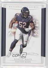 2018 Panini National Treasures Holo Silver 13/25 Khalil Mack #73 6fs