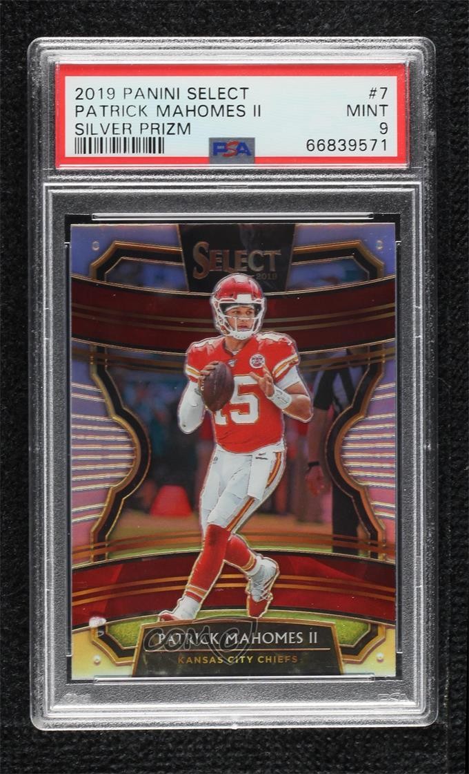 2019 Panini Select Concourse Silver Prizm Patrick Mahomes II #7 PSA 9 MINT 1n1r