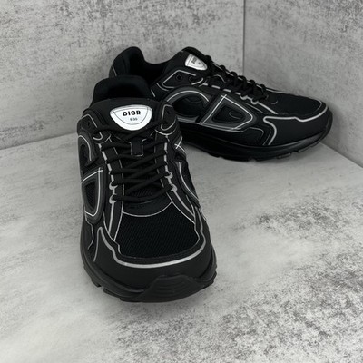 Dior B30 Triple Black Sneakers Size 44