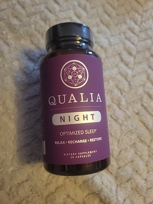 Neurohacker Qualia Night Optimized Sleep 20 Capsules - New / Sealed! Exp 10/2026