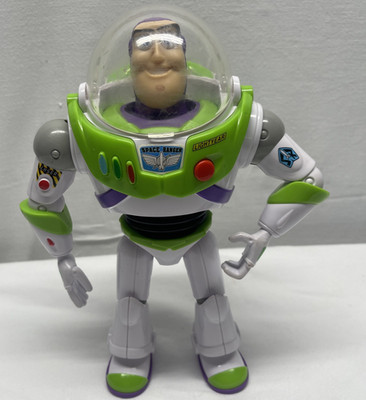 Disney Pixar Toy Story Buzz Lightyear Talking Action Figure Sounds Phrases Works