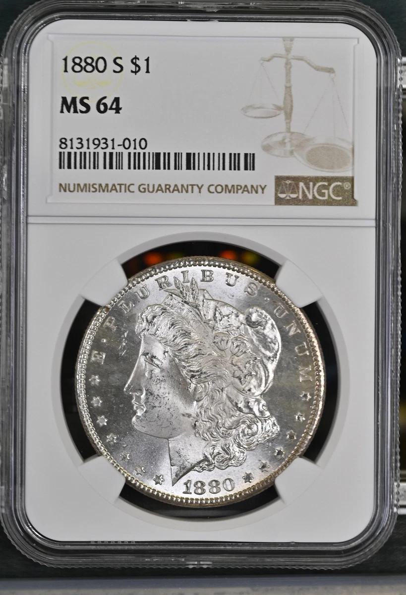 MS 64 Graded 1880 Year Morgan US Dollars (1878-1921) for sale | eBay