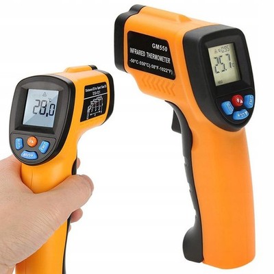 IR Thermometer Infrarot Pyrometer Laser LCD 12:1 Temperatur bis 550°C Messgerät