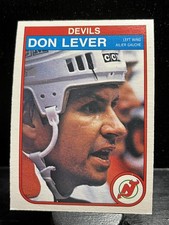 Don Lever #141 1982-83 O-Pee-Chee New Jersey Devils