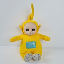 Vintage Teletubbies TALKING Laa Laa Soft Toy WORKING Original 1996 Closing Eyes