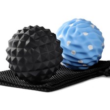 JIEJUNJIE Silicone Massage Ball Set, 2 Pack T...
