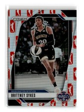 Brittney Sykes 2024 Panini Prizm WNBA WNBA Logo Prizms #80 Mystics