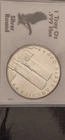9-11 Silver Round Twin Towers