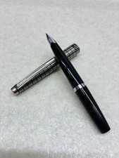 Pilot Elite Fountain Pen 14K Gold Nib Silver ...