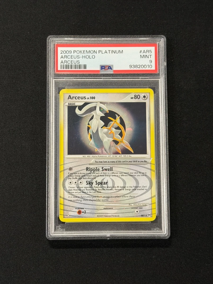 Pokémon TCG Professional Sports Authenticator (PSA) Arceus Grade 9