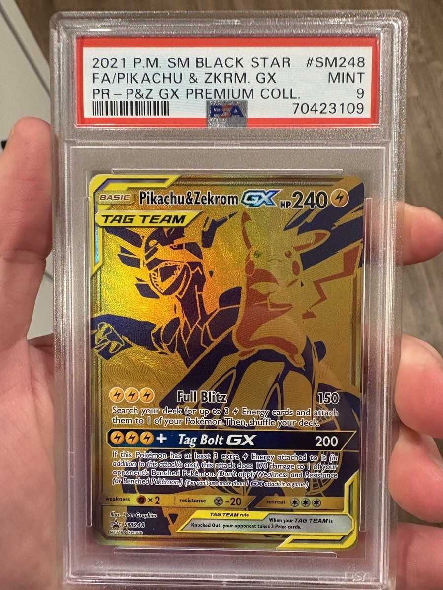Pikachu & Zekrom GX SM248 Sm Holo PSA 9 | eBay