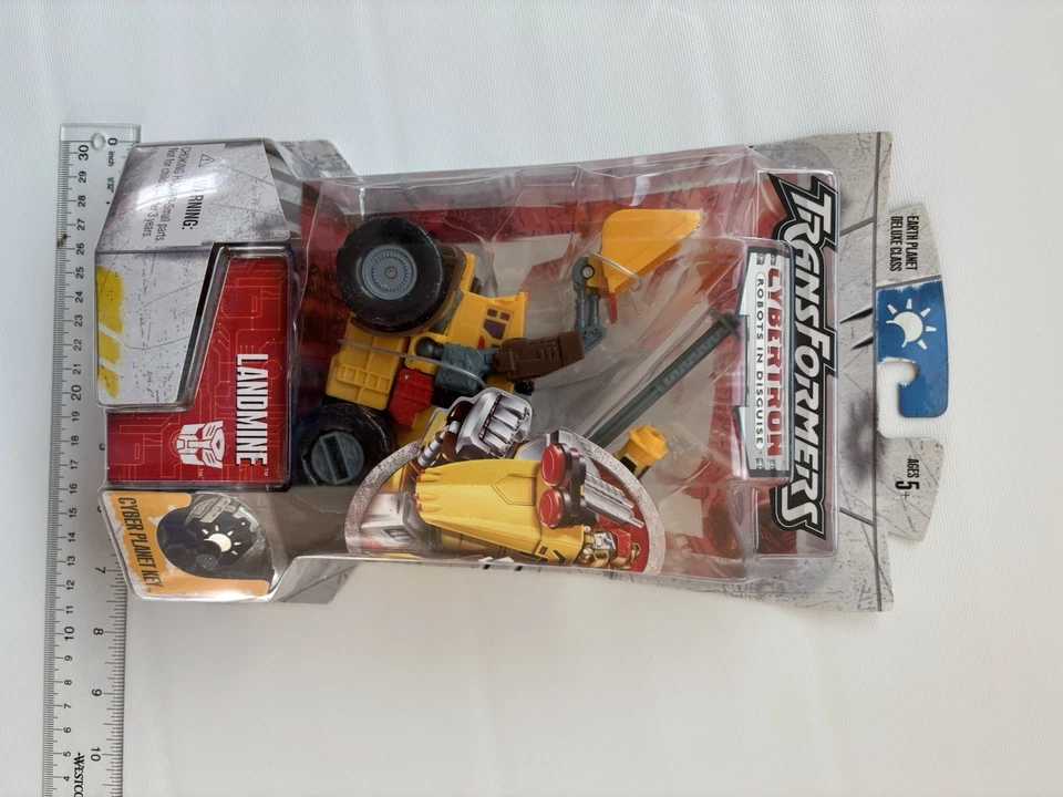 Transformers Cybertron Landmine Deluxe Class 2005 - NOVO lacrado MOC! - Imagem 4 de 4