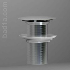 Bad Lux Design Passendes Ablaufventil aus Messing verchromt ohne Überlauf