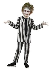 Warner Bros. Kids' Beetlejuice, Size Small 6 or Medium 7-8, Halloween Costume