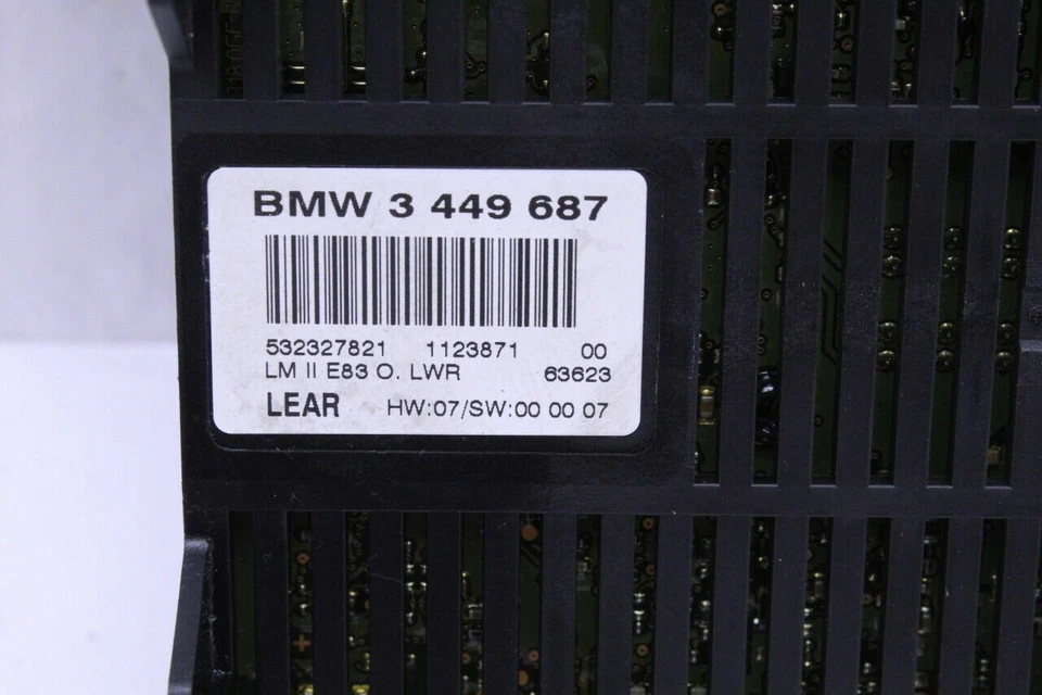 Módulo de control de luz BMW X3 E83 2004-2010 LCM 61353449687 OEM usado Foto 3 de 4