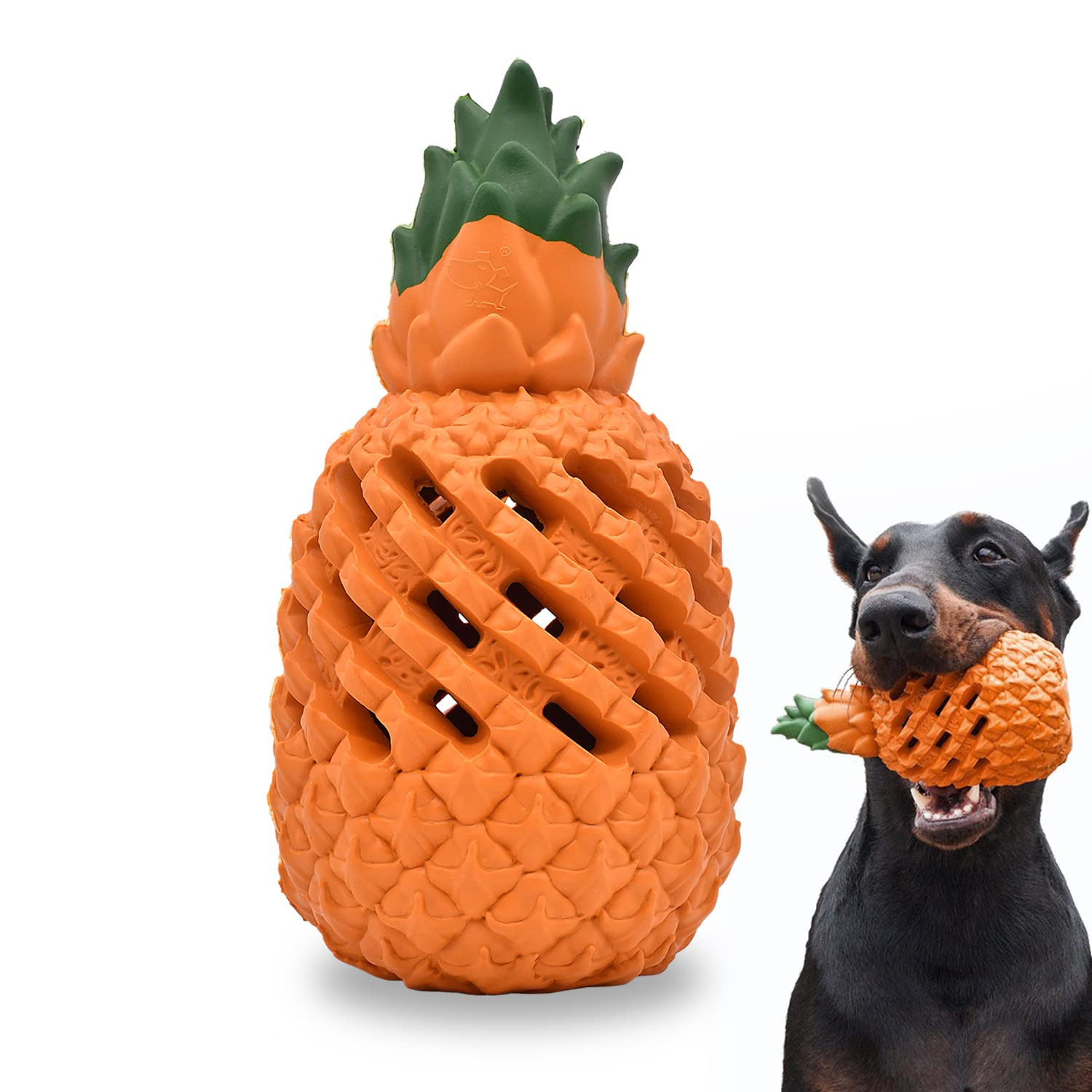 Dog Toys for Large Dogs, Pineapple Dog Chew Toys for Aggressive Chewers, Inde...