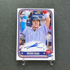 Rintaro Sasaki Autograph Card 2024 ONYX Vintage Baseball Auto VARISA