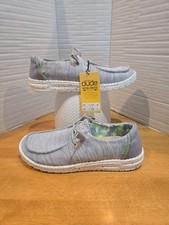 Hey Dude Wendy Active Stretch Ladies Sz 8 Pearl River Shoes NWT Comfort Boho
