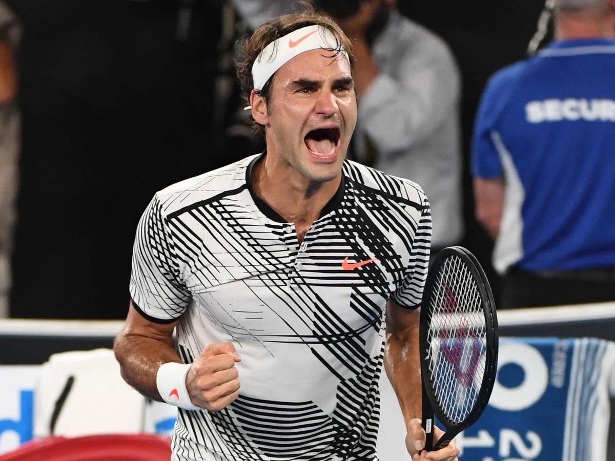 Roger Federer Nike Court 2017 Australian Open Champion Shirt Mens Small S RARE