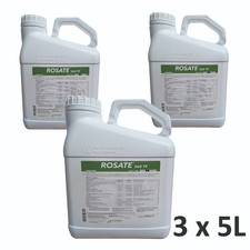 Rosate 360 TF Glyphosate Weedkiller 3 x 5 Litre Strong Professional Herbicide 8.40 per litre