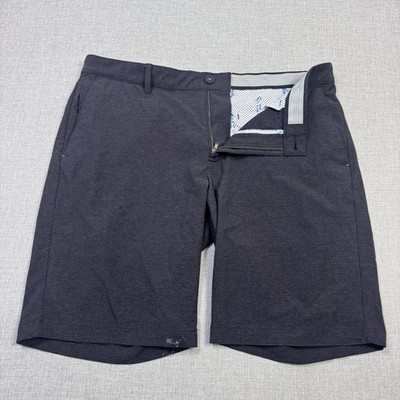 Tommy Bahama Chip Shot Golf Shorts Mens 36 Black Performance 11'' Inseam