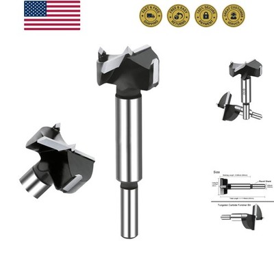 1-3/16 Inch Carbide Forstner Drill Bit, Carbide Tipped Forstner Bit for Hard ...