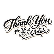 Thank You for Your Order Stickers Small Business Packaging Labels 36/Sheet