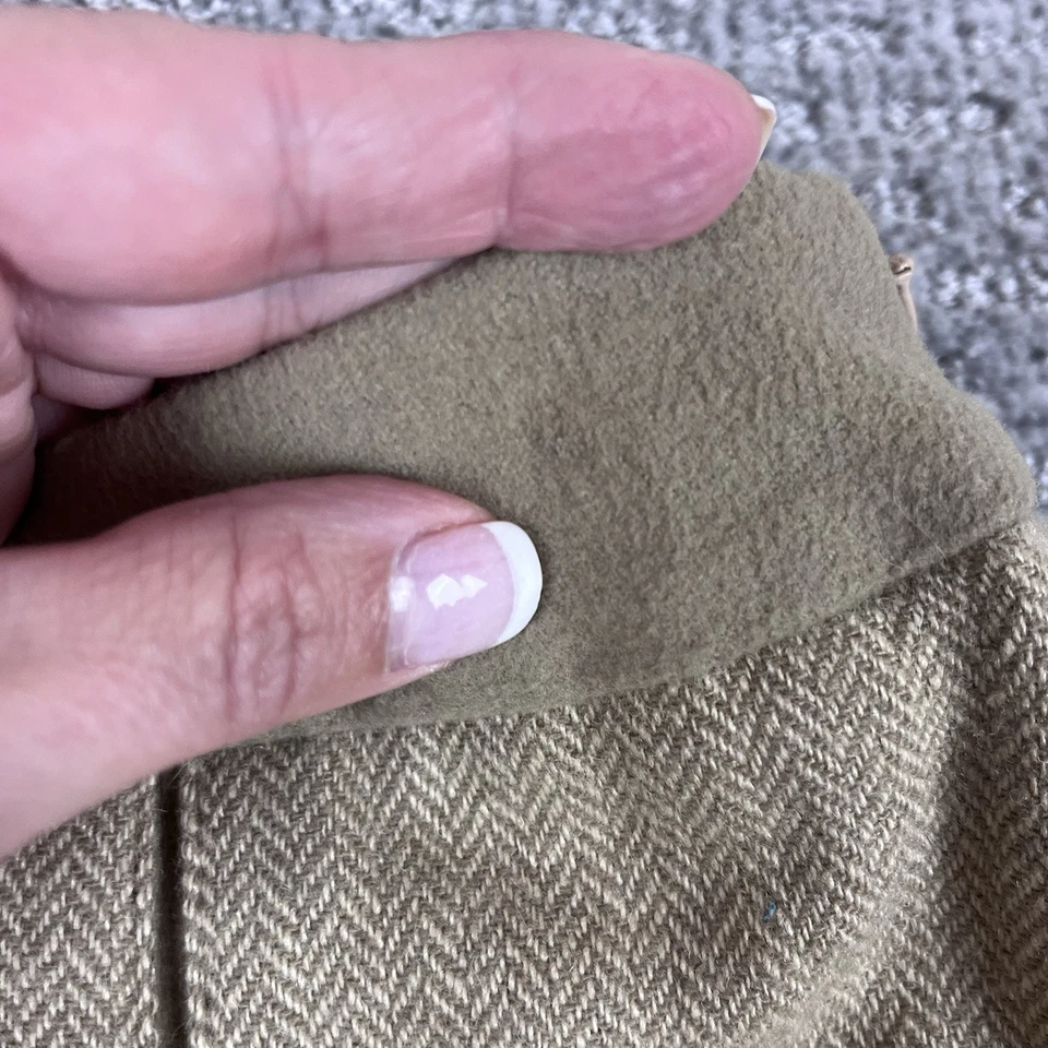 Falda Loft Mujer Ocho Plisada Cuentas Mezcla Lana Academia Preppy Oficina Carrera Foto 4 de 4