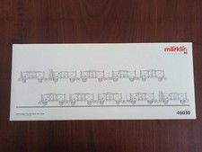MÄRKLIN 46030 "KOHLEWAGEN-ZUG DER FRÜHEN 50er-JAHRE", 10 KURZE HOCHBORDWAGEN+OVP