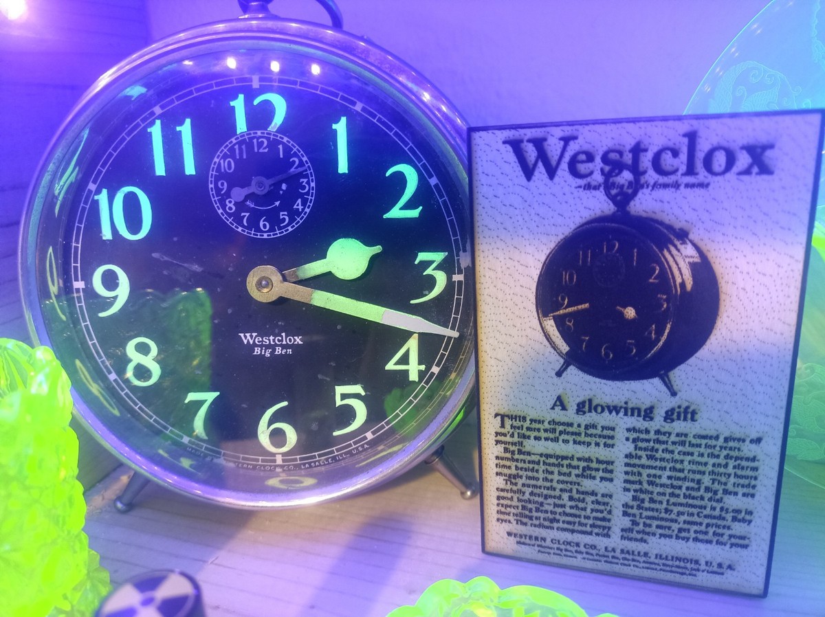 1910-1925 Westclox Big Ben ( Black Face) alarm clock peg Leg | eBay
