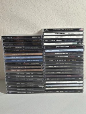 Garth Brooks CD Lot of 38 Various Titles (58 Discs Total) Instant Collection