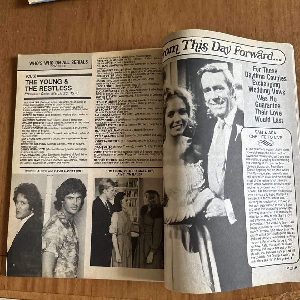 Daytime TV Yearbook Magazine No. 4 1981 Days Of Our Lives, General Hospital - Image 4 of 4