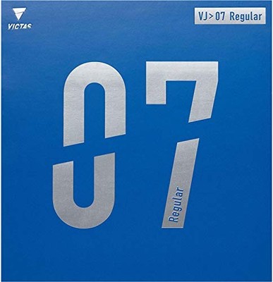 VICTAS Table Tennis Rubber VJ07 Regular High-Elasticity Spin-Type Backing Rubber