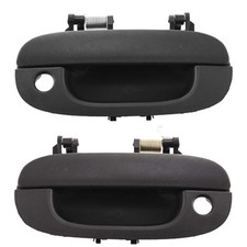 Door Handle Set For 1994-2001 Dodge Ram 1500 Obs Front Black W Keyholes 2pcs