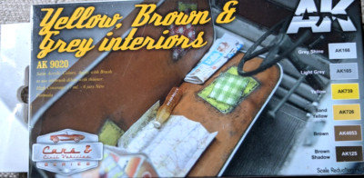 [DE] AK INTERACTIVE YELLOW, BROWN AND GREY INTERIORS - AKIAK-9020