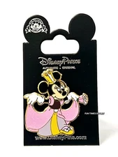 Disney Parks Minnie Mouse Cute  Princess Pin Collectible Trading Authentic New 