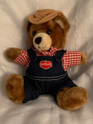 Vintage 1985 Dakin Del Monte Brawny Teddybär Plüsch EUC Spielzeug Stofftier