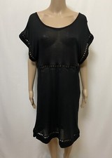 Zimmermann Women Dress Size 1 or 8 AU Semi Sheer Style Black Casual Party Formal