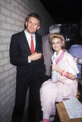 Actor And Comedian Wim De Bie With Rosie Historic Old Photo