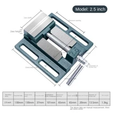 Mini Bench Vise Clamping Table Flat Drill Press Vice CNC Milling Machine Tool