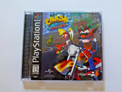 Sony Playstation 1  Crash Bandicoot Warped Naughty Dog Video Game 1999