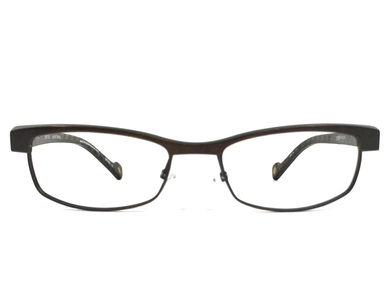 Оправа для очков Etnia Barcelona в Сиэтле COL.BR Оксидно-коричневый прямоугольник 49-16-125