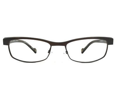 Etnia Barcelona Eyeglasses Frames SEATTLE COL.BR OXIDE Brown Rectangle 49-16-125