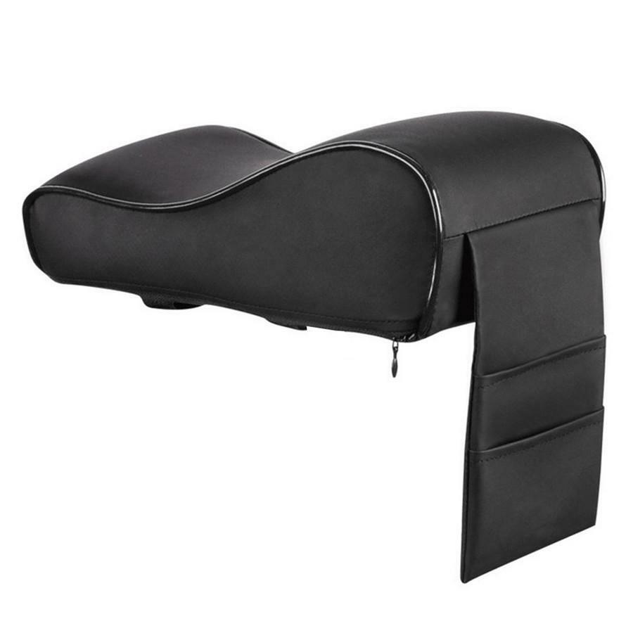 PU Leather Memory Cotton Car Armrest Box Support Cushion Fit For Elbow Arm Rest