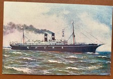 Belle carte postale navire Amérique Maru OSK marque officielle Japon vers Chine ligne Taiwan