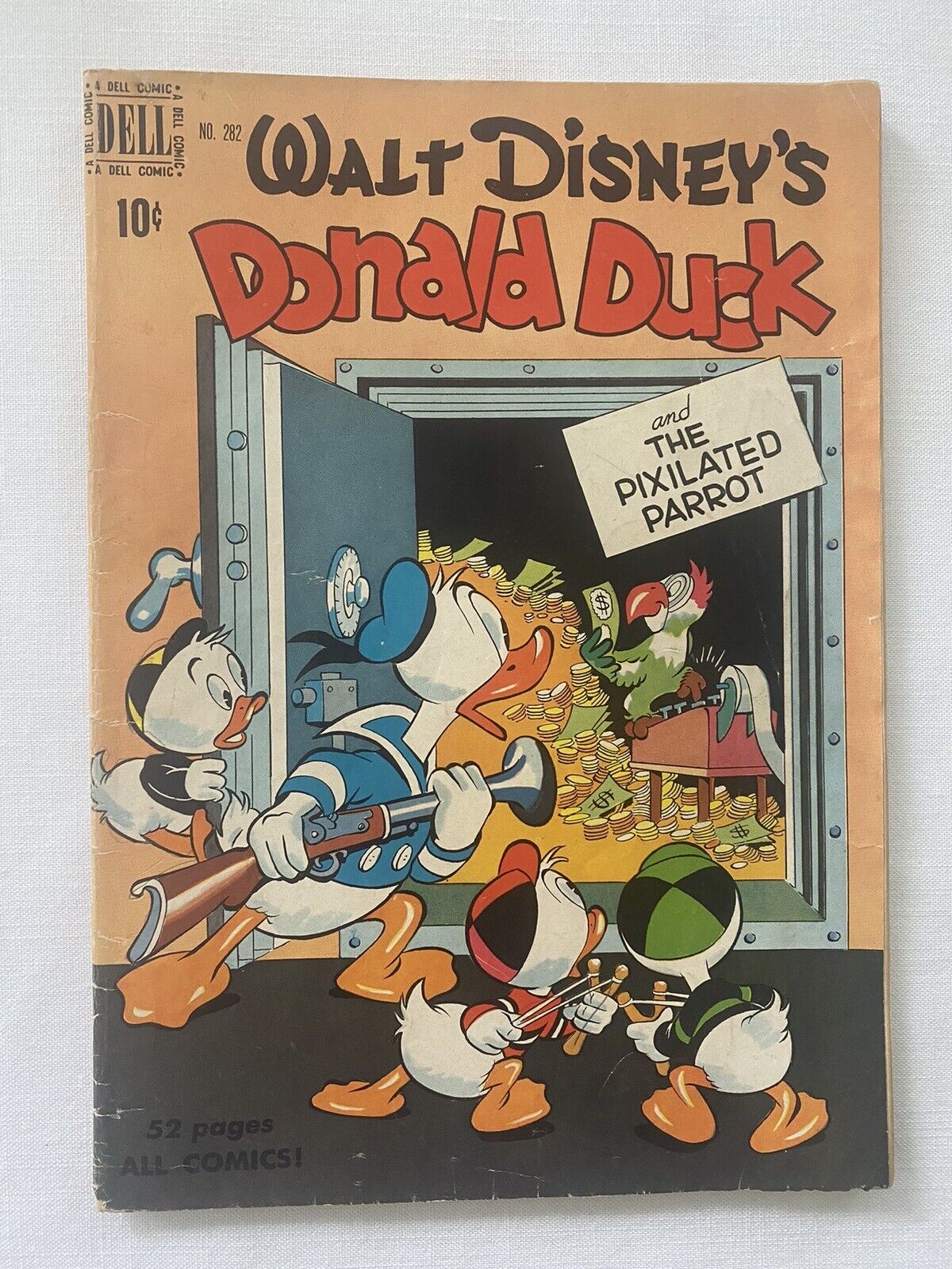 Four Color 282 (Dell 1950) Carl Barks, Donald Duck, Incomplete
