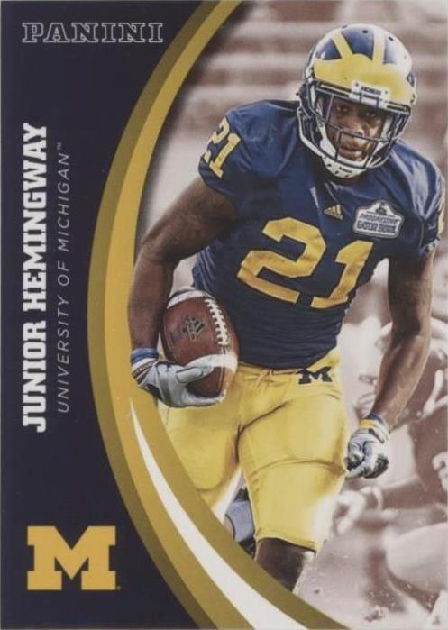 2015 Panini Michigan Wolverines Junior Hemingway #22 - 1 of 2