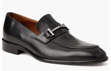 New Brunomagli SANTE  Black Leather Mens Shoes 9.5 M